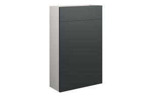 Clarence 500mm Slim WC Unit - Matt Graphite Grey (Grey Cab)